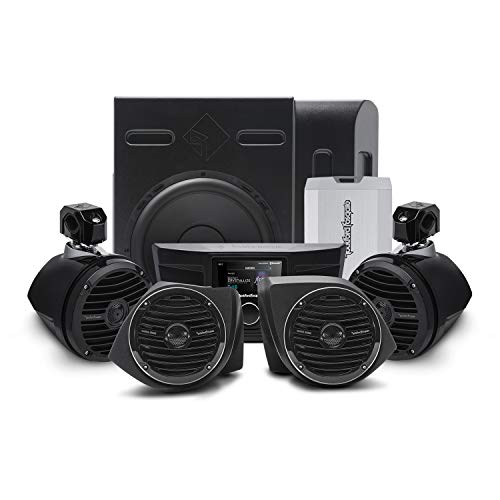 Rockford Fosgate YXZ-STAGE4 400 Watt Amplified Stereo, Front Lower Speaker, Subwoofer, and Rear Speaker Kit for Select 2016-2020 Yamaha YXZ Models Rockford Fosgate YXZ-STAGE4 400 Watt Amplified Stereo, Front Lower Speaker, Subwoofer, and Rear Speaker Kit for Select 2016-2020 Yamaha YXZ Models